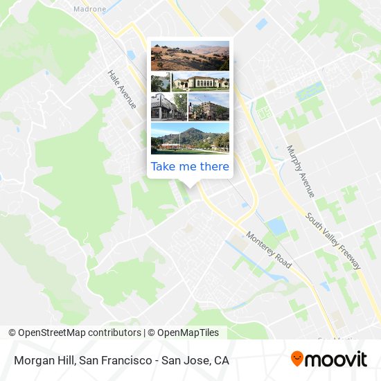 Morgan Hill map