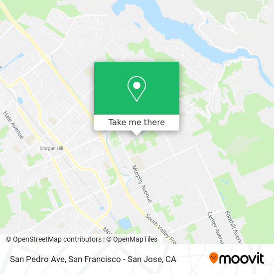 San Pedro Ave map