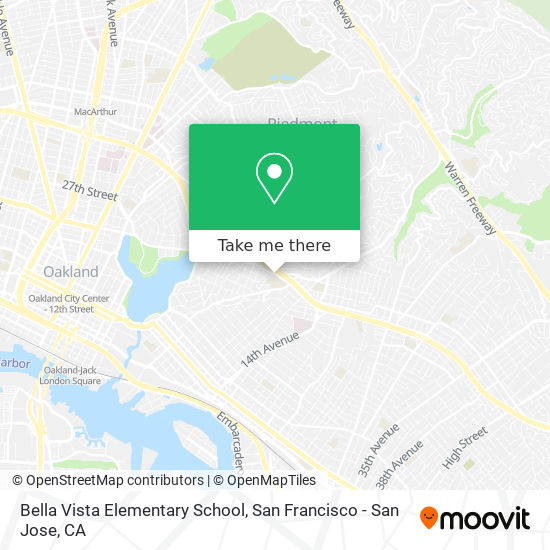 Mapa de Bella Vista Elementary School