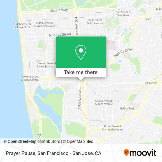 Prayer Pause map