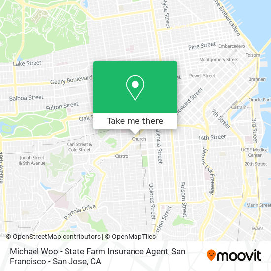 Michael Woo - State Farm Insurance Agent map