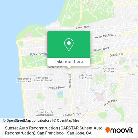 Sunset Auto Reconstruction map