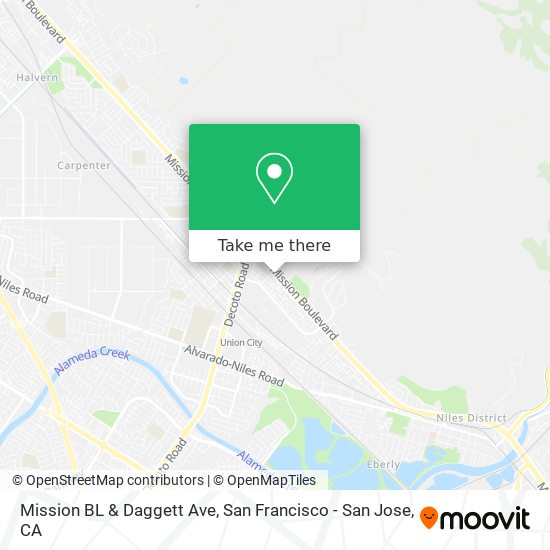 Mapa de Mission BL & Daggett Ave