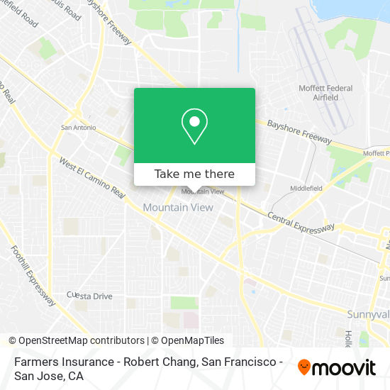 Farmers Insurance - Robert Chang map