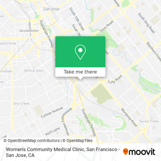 Mapa de Women's Community Medical Clinic