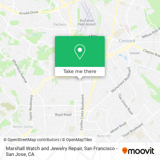 Marshall Watch and Jewelry Repair map