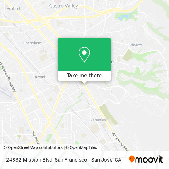 Mapa de 24832 Mission Blvd