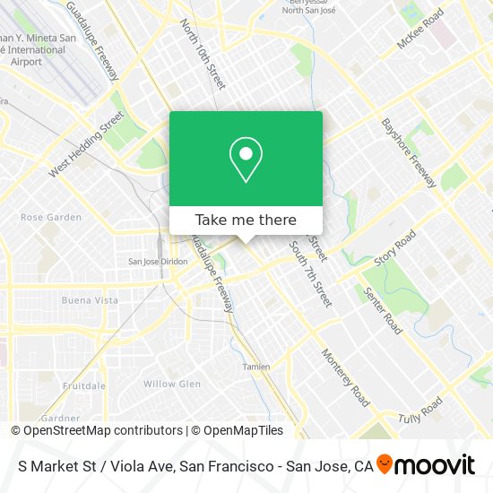 Mapa de S Market St / Viola Ave