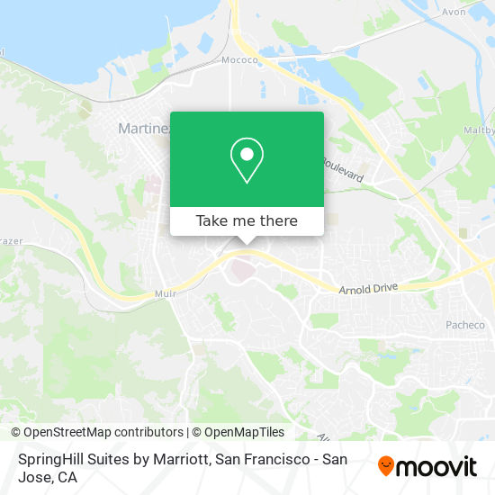 SpringHill Suites by Marriott map