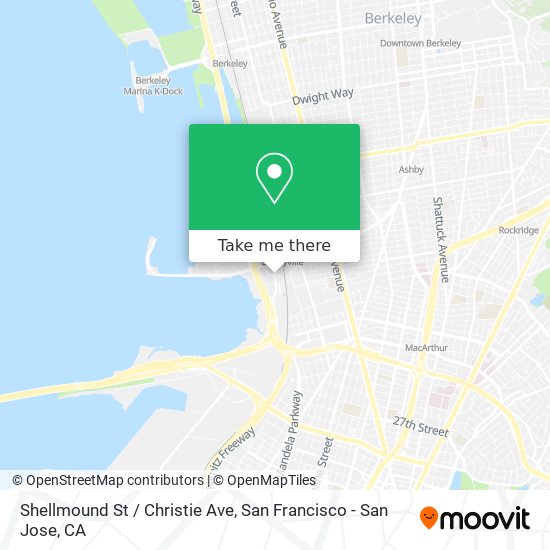 Shellmound St / Christie Ave map