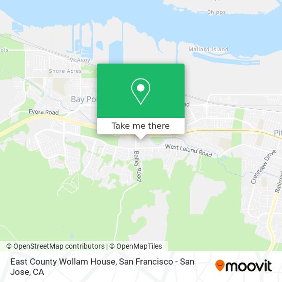 East County Wollam House map