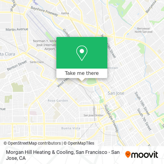 Mapa de Morgan Hill Heating & Cooling