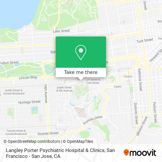 Mapa de Langley Porter Psychiatric Hospital & Clinics