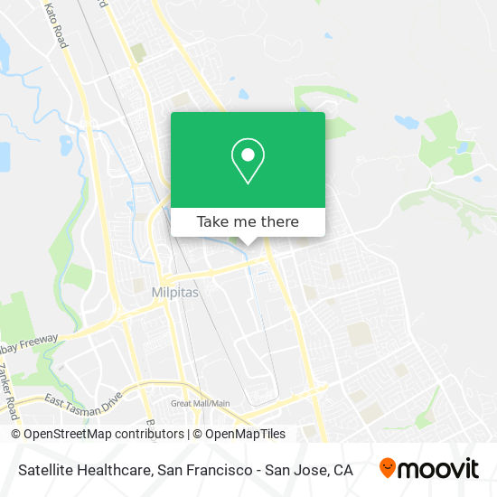 Satellite Healthcare map