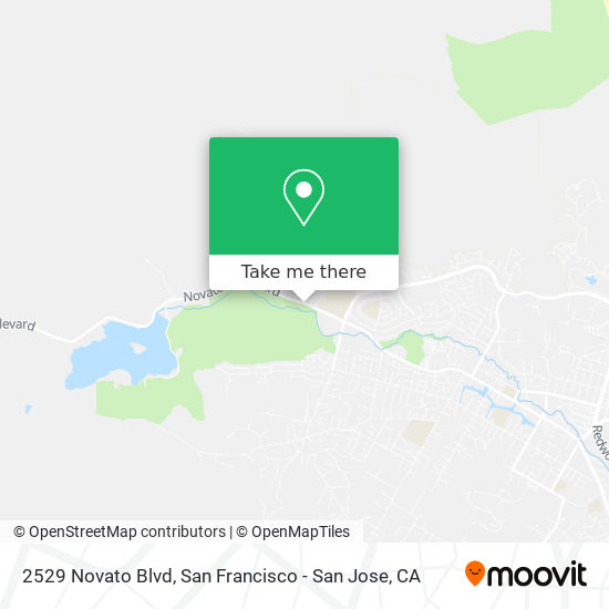 Mapa de 2529 Novato Blvd