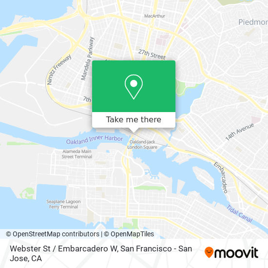 Mapa de Webster St / Embarcadero W