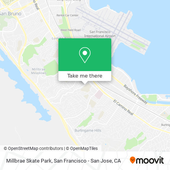 Mapa de Millbrae Skate Park