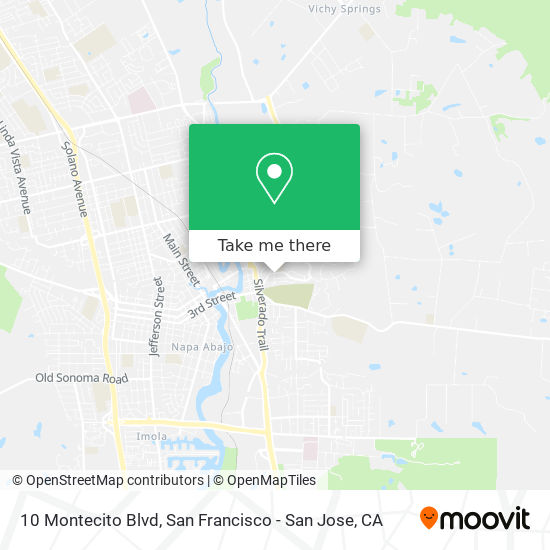 10 Montecito Blvd map