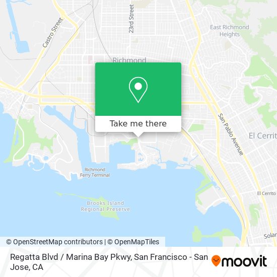 Mapa de Regatta Blvd / Marina Bay Pkwy