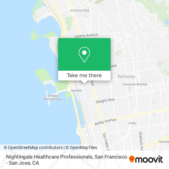 Mapa de Nightingale Healthcare Professionals
