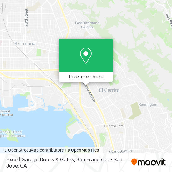 Excell Garage Doors & Gates map