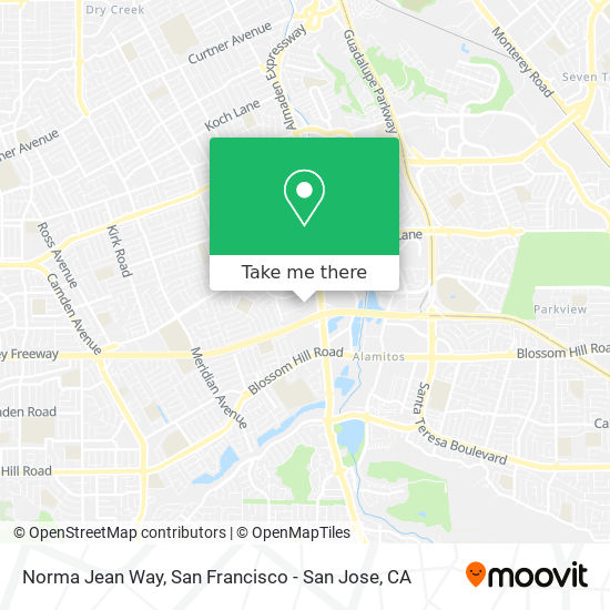 Norma Jean Way map