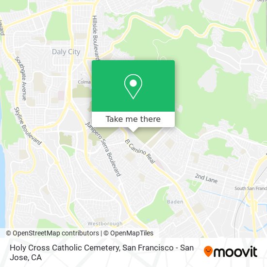 Holy Cross Catholic Cemetery map