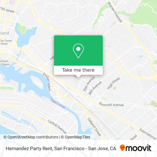 Hernandez Party Rent map