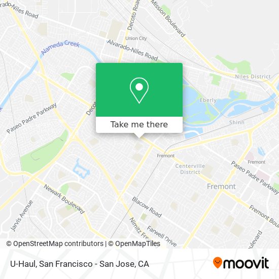 Mapa de U-Haul