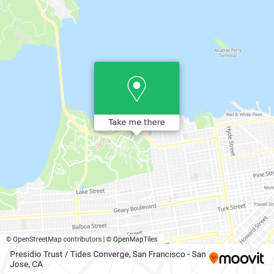Presidio Trust / Tides Converge map