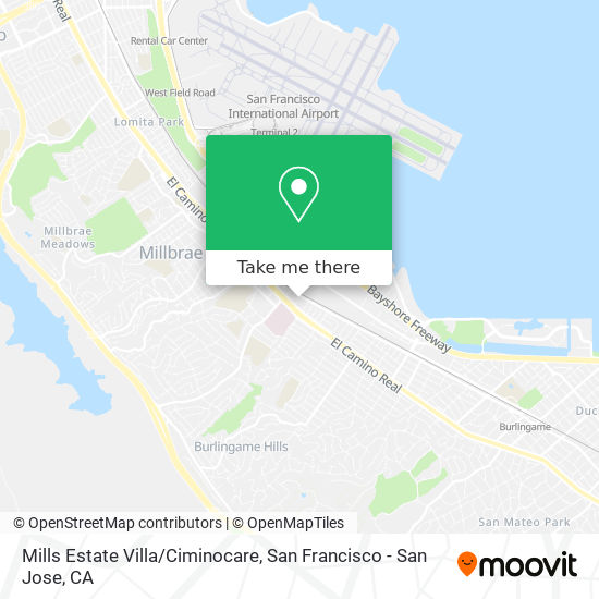 Mills Estate Villa/Ciminocare map