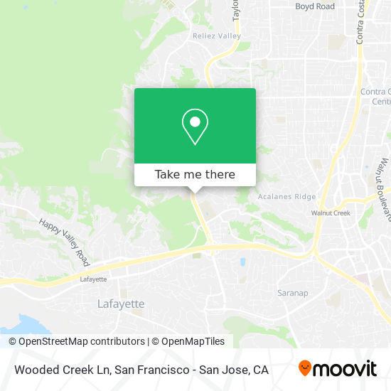 Wooded Creek Ln map