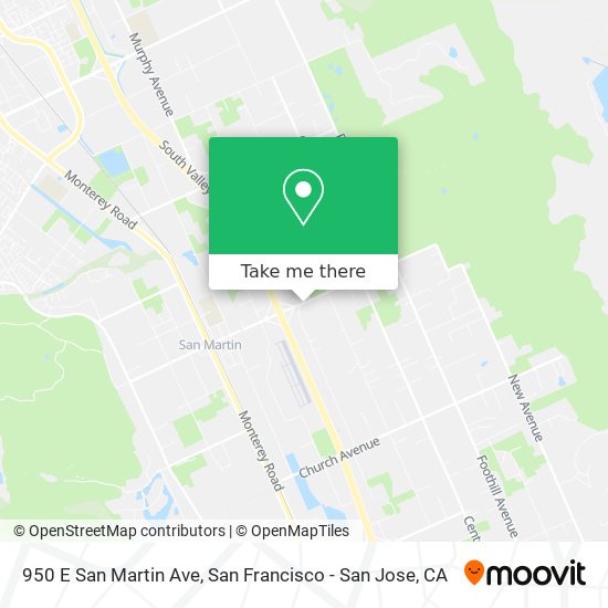 950 E San Martin Ave map