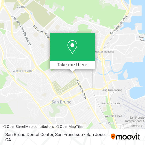 Mapa de San Bruno Dental Center