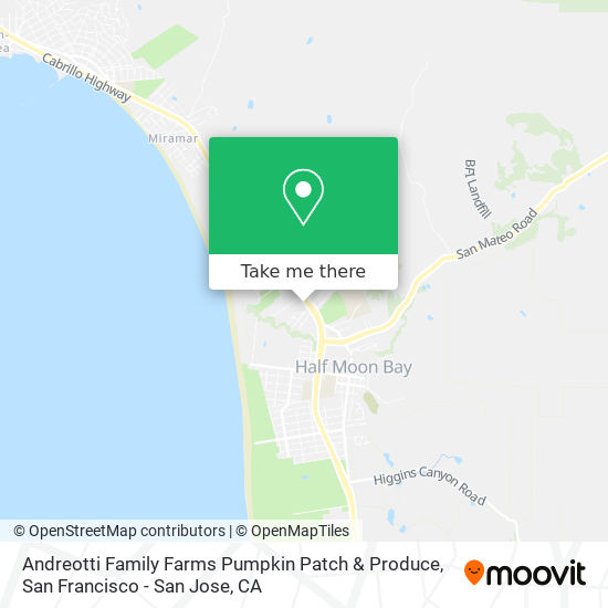 Andreotti Family Farms Pumpkin Patch & Produce map