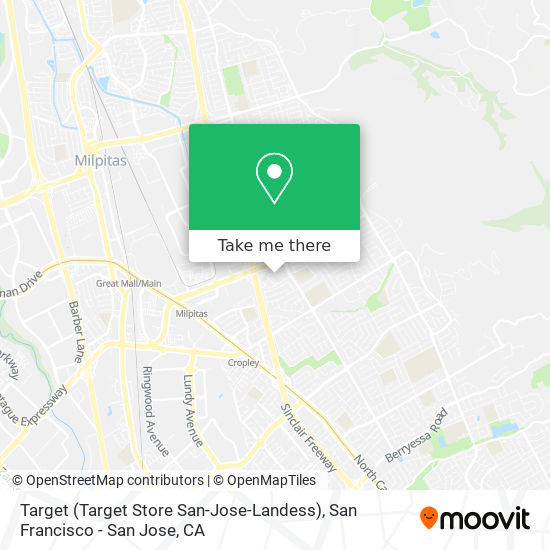 Target (Target Store San-Jose-Landess) map