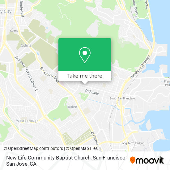 Mapa de New Life Community Baptist Church