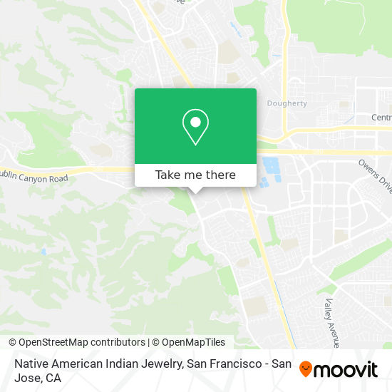 Native American Indian Jewelry map