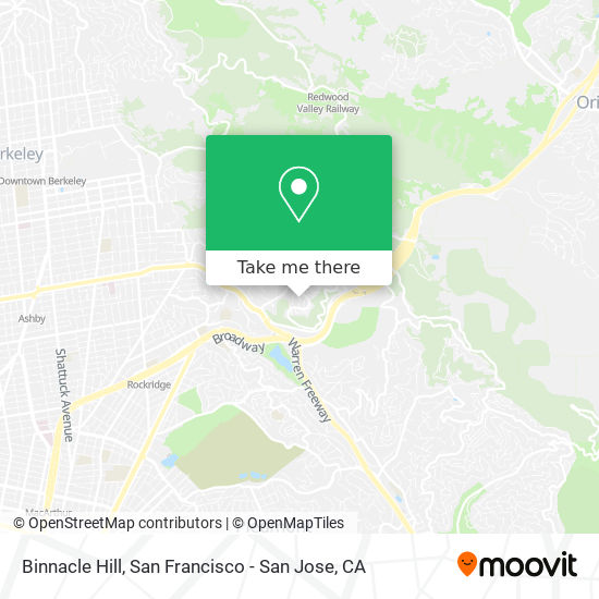 Binnacle Hill map