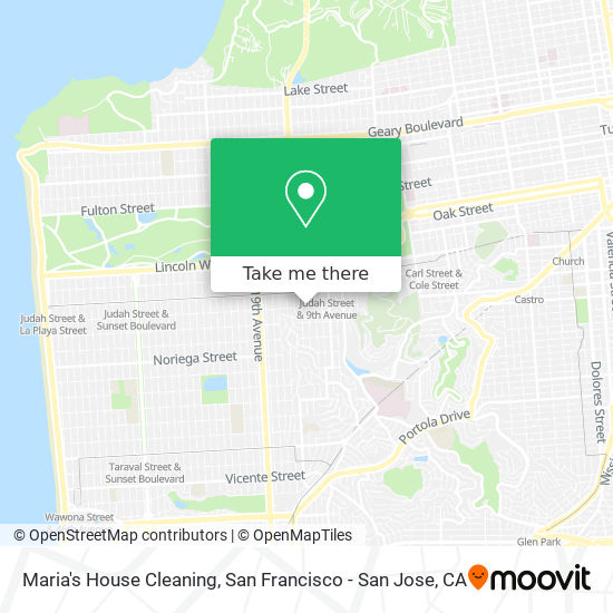 Maria's House Cleaning map