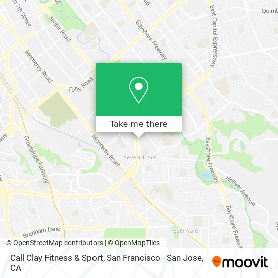 Call Clay Fitness & Sport map