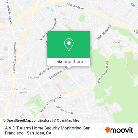 A & D T-Alarm Home Security Monitoring map