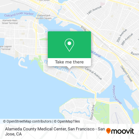 Mapa de Alameda County Medical Center