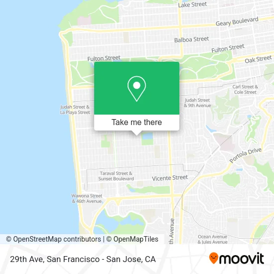 Mapa de 29th Ave