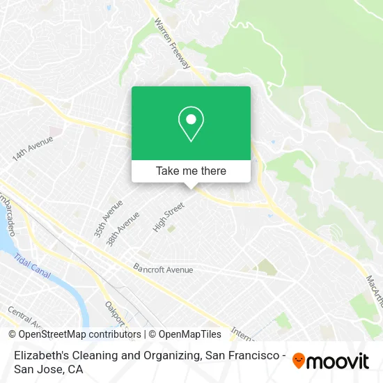 Elizabeth's Cleaning and Organizing map