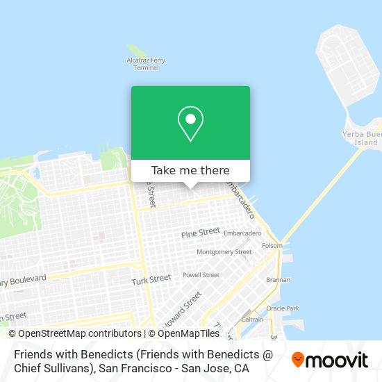 Friends with Benedicts (Friends with Benedicts @ Chief Sullivans) map