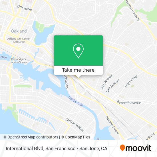 International Blvd map