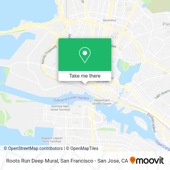 Roots Run Deep Mural map