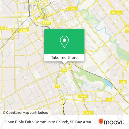 Open Bible Faith Community Church map