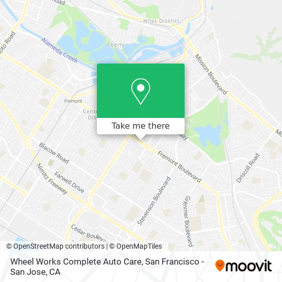 Mapa de Wheel Works Complete Auto Care